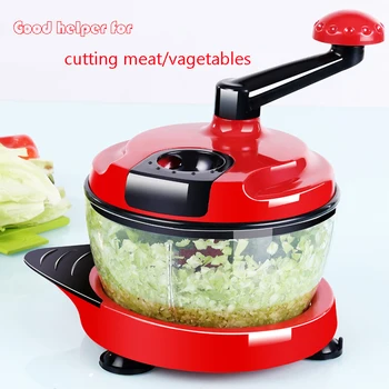 

Multi-function Meat Grinder Meat/Vagetables Cutter Baby Cook Manual Food Blender