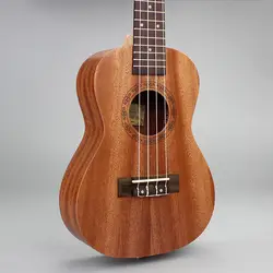 Концерт укулеле 23 дюймов Электрический мини гитара 4 Strings Ukelele Guitarra рукоделие красного дерева высокое качество музыкальный Уке