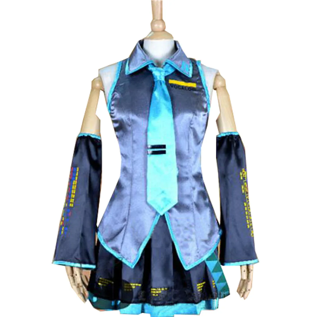 

2019 Vocaloid Hatsune Miku Tops Dress Uniform Outfit Anime Cosplay Costumes