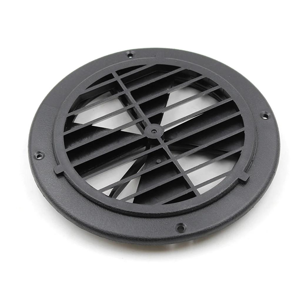 1 Pcs 6.5 Inch Round Louvered Vent For RV Motorhome Boat Ventilation Parts UV Protection 0.7 Inch Thickness PP Plastic