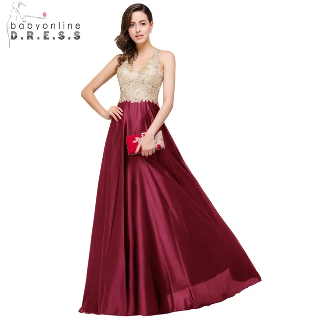 Robe de Festa Sexy Dos Nu Dentelle Perlée Longue Robe De Soirée 2018 une Ligne Col