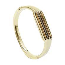 Мягкий Роскошный металлический сменный ремешок для часов модный аксессуар Браслет для Fitbit Flex 2 small