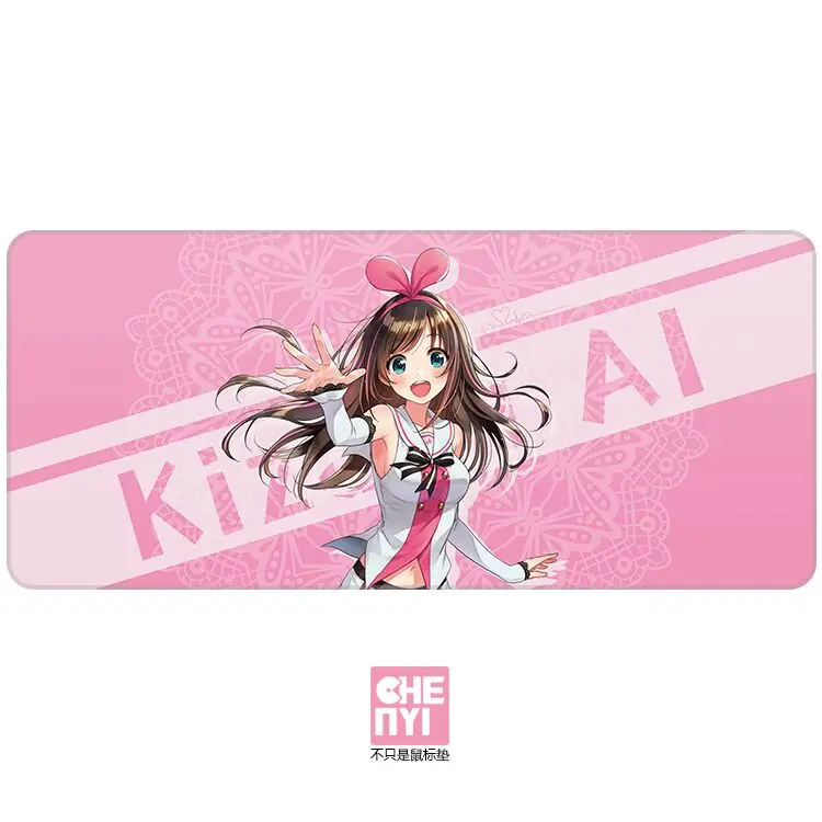 

Mechanical keyboard Mousepad Virtual YouTuber Kizuna ai A.I.Channel 900 400 4 mm Stitched Edges Soft/Rubber High quality
