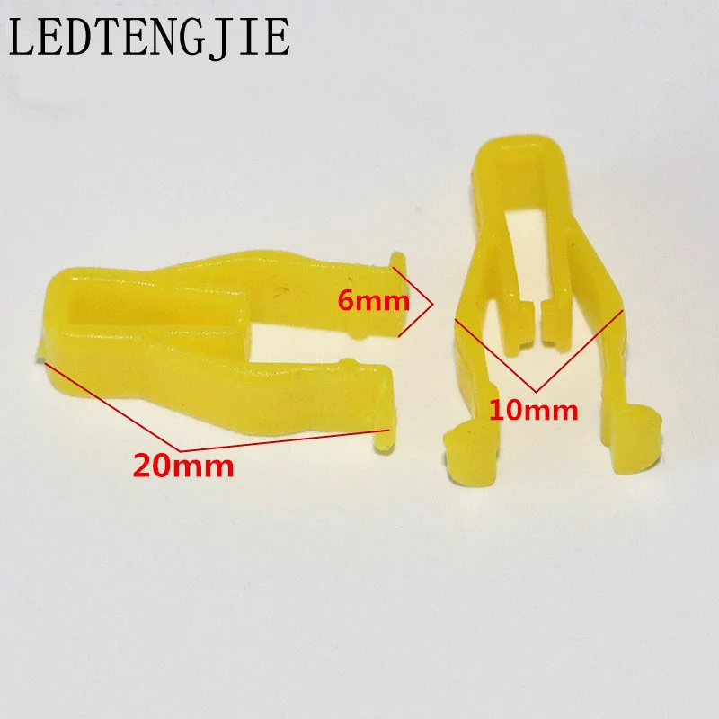 LEDTENGJIE 100 шт. автомобильные крепежные зажимы фиксаторы универсальные