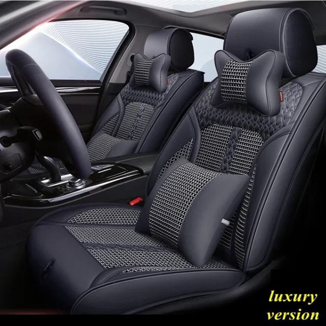 Gray with Pillows Чехол на сиденье автомобиля для honda crosstour crv CR-V fit hrv insight jazz - Название цвета: Gray with Pillows