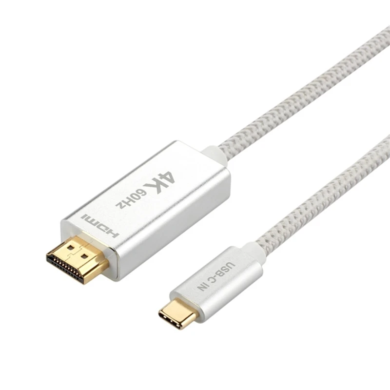 

3m 2m USB 3.1 Type-c to HDMI 4k 2k HDTV Cable for Macbook & Galaxy S8 & XPS13 & Laptop