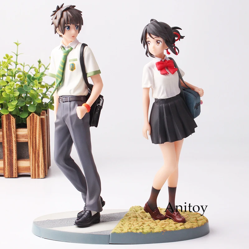 

Your Name Figure Tachibana Taki & Miyamizu Mitsuha Action Figure Toy 2-pack 20-21.5cm