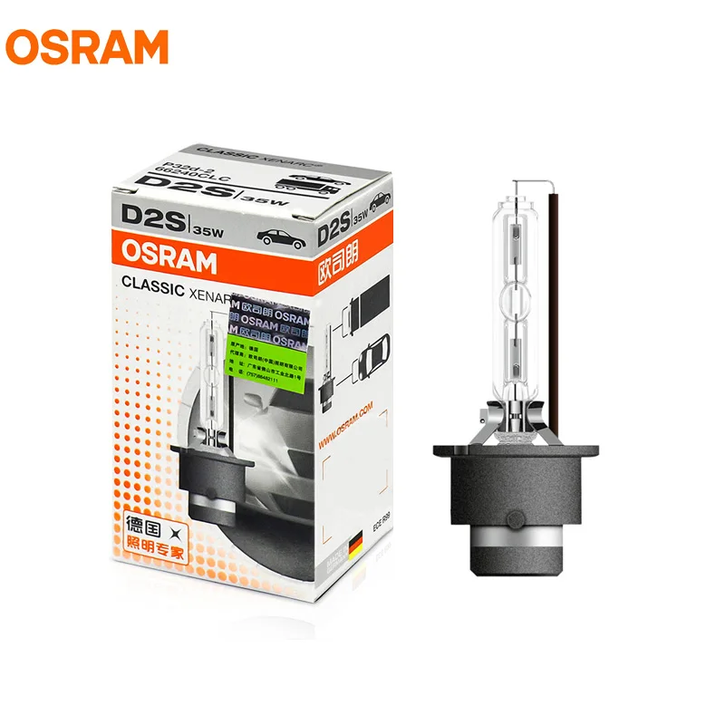 

1X OSRAM D2S 66240CLC 12V 35W 4200K CLASSIC ORIGINAL OEM Xenon HID Bulb Car HID Headlight for Nissan Volvo Mitsubishi 66240