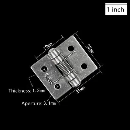 304 нержавеющая сталь пружинная петля Автоматическая Дверь шкафа Шкаф Аппаратные аксессуары Мини Миниатюрный шарнир - Цвет: Черный