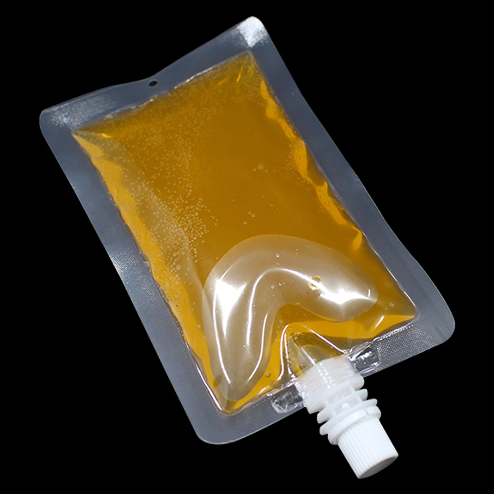 30 шт./лот, розничная, пластиковый прозрачный носик для напитков, упаковка для хранения молока, сока, полиэтиленовый пакет для сжигания, герметичный пакет для упаковки жидкости