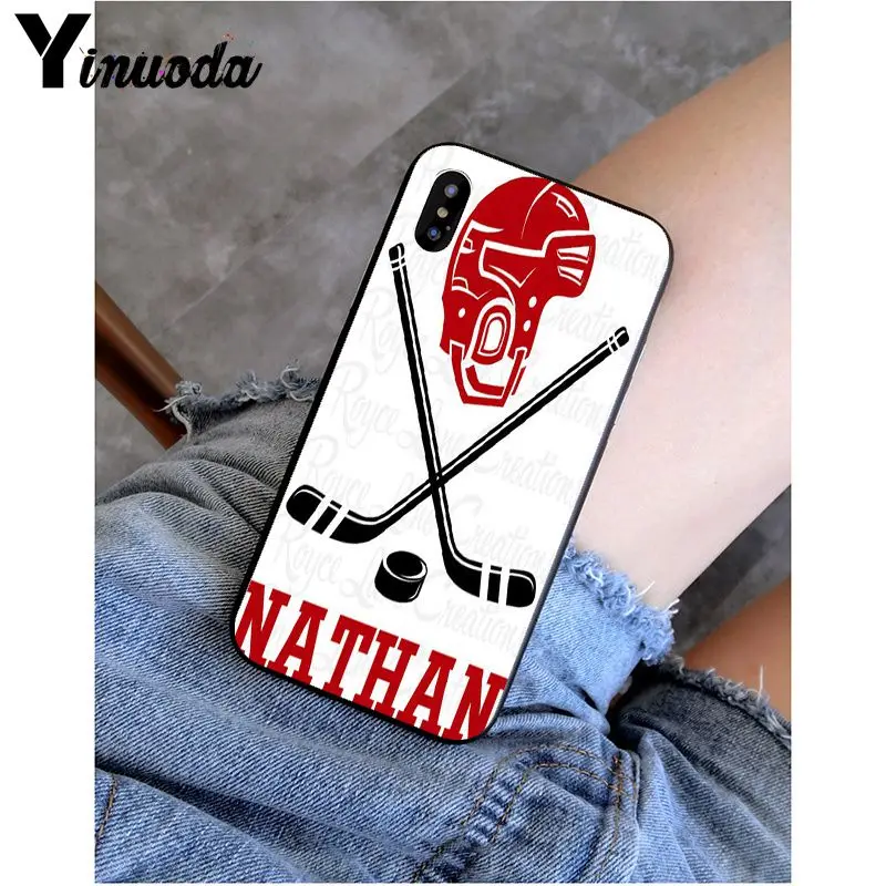 Yinuoda хоккейный каток на заказ фото мягкий чехол для телефона для iPhone 6S 6plus 7plus 8 8Plus X Xs MAX 5 5S XR - Цвет: A9