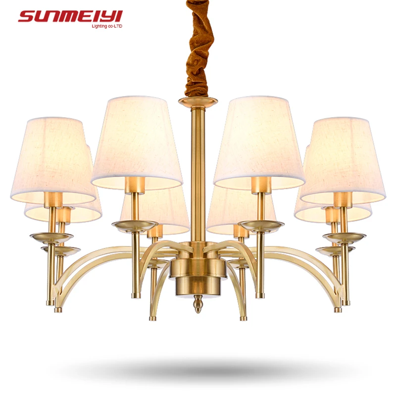 

Modern Luxury Chandelier Modern Lamp With Lampshade Pendant Chandelier Light Fixtures lustres de teto para sala