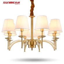 Modern Luxury Chandelier Modern Lamp With Lampshade Pendant Chandelier Light Fixtures lustres de teto para sala