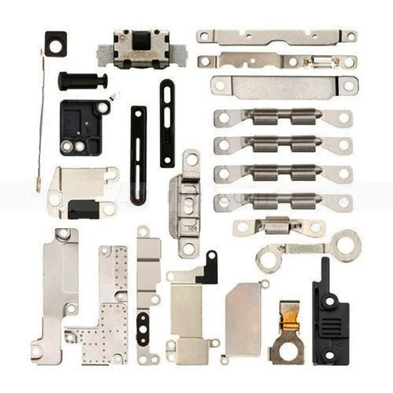 Полный корпус внутренний маленький металлический Железный для iPhone 7 7 Plus набор кронштейнов сменные внутренние металлические щиты и кронштейны