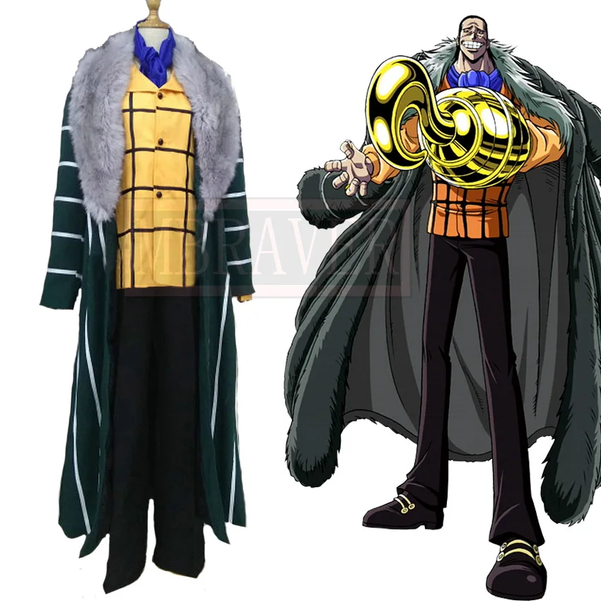 Shichibukai Sir Crocodile Cosplay Costume Party Natale Halloween Custom Made Qualsiasi Dimensione
