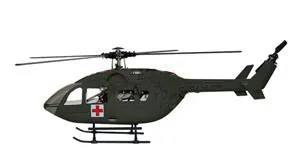 Корпус EC 145 600 шкал (с металлической шестерней) (600 размер) оптовая продажа P3|fuselage