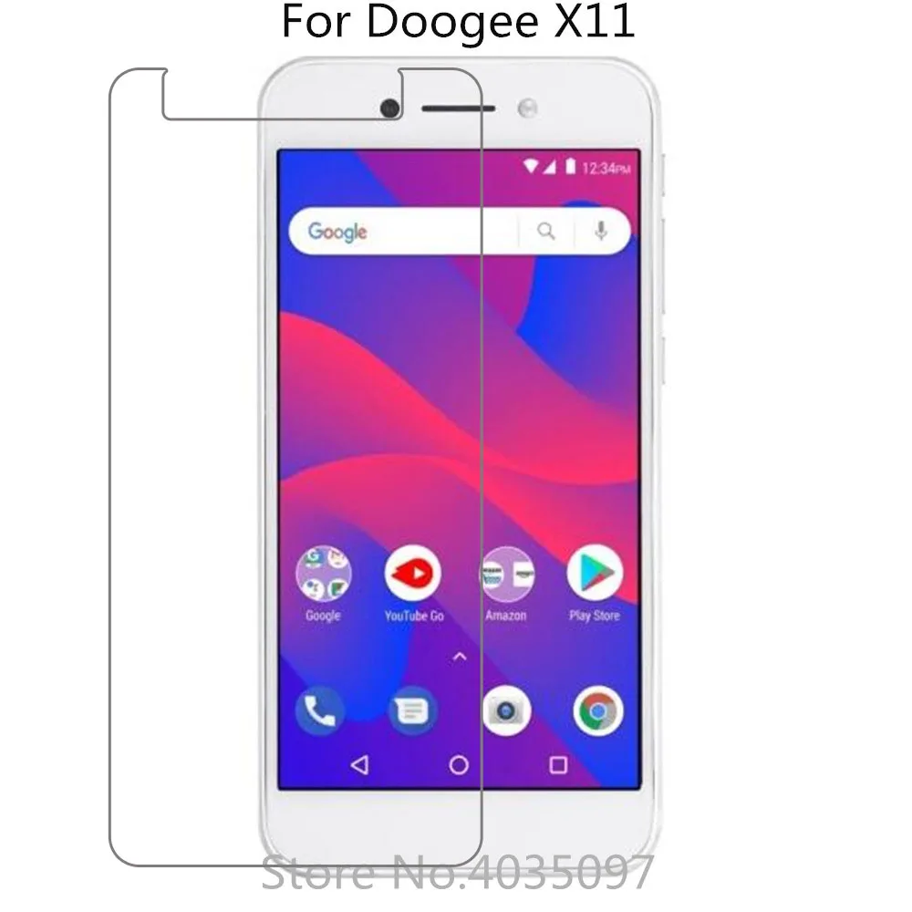 For Doogee X11 Tempered Glass 9H 2.5D High Quality Screen Protector For