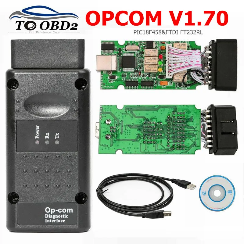 OPCOM V1.70 skaner diagnostyczny OBD2 dla samochodu opla OP COM 1.70 interfejs obd PIC18F458 + FTDI FT232RL narzędzie diagnostyczne OPCOM V1.70 skaner diagnostyczny OBD2 dla samochodu opla OP COM 1.70 interfejs obd PIC18F458 + FTDI FT232RL narzędzie diagnostyczne