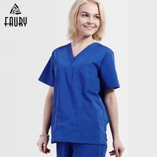 Новая униформа для доктора медсестры Meidcal наборы скрабов Хирургическая Одежда, больница изоляционная форма лабораторные халаты салон красоты хирургический костюм