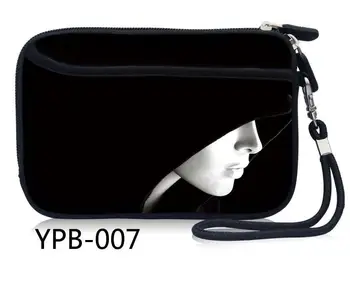 

Black Hoody Lady 2.5" External USB Hard Drive Disk Carry Mini Usb Cable Case Cover Pouch Earphone Bag for PC Laptop
