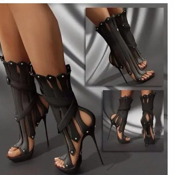 

edbeauty sandals women summer again without the bottom of the snake of high heels sandals shoes platform pumps bridal shoe