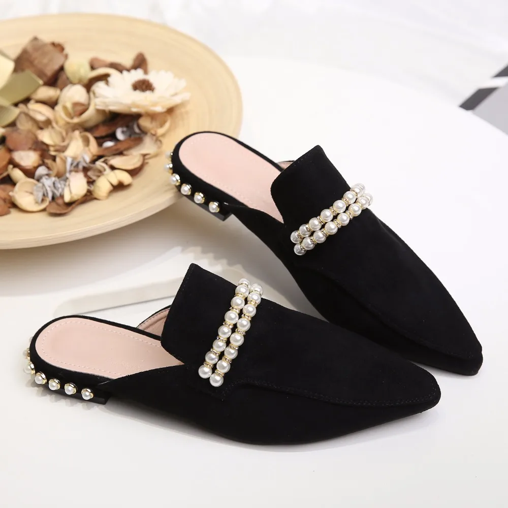 pointed slippers flat