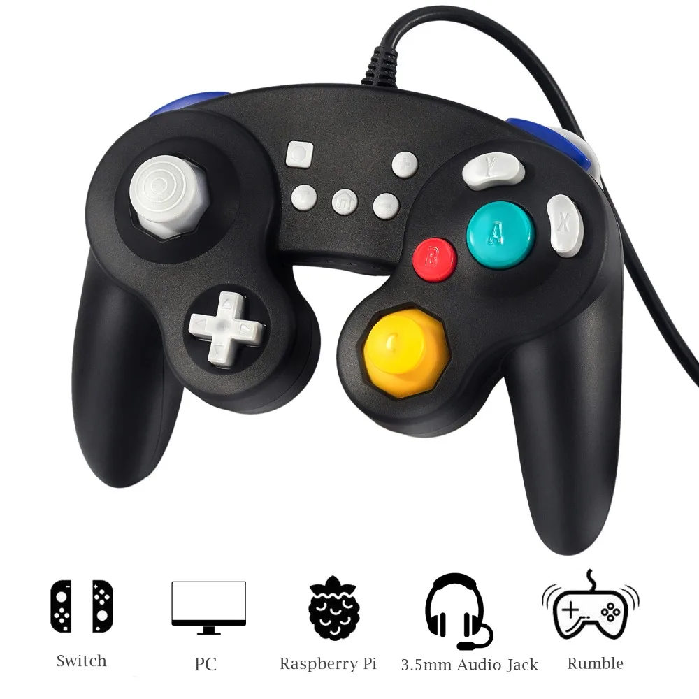 EXLENE 3m usb gamecube switch проводной контроллер для Nintendo аудио звук движение турбо работа