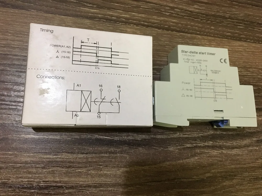 US $22.00 Dhc Time Relay Dhc19 Y Star Delta Start Time Relay