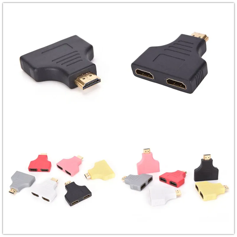 JETTING New Male To Female Y Switch Splitter Dual Converter Adapter For Xbox Blueray DVD players PS3 |