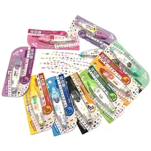 9PCS No repeat Creative Correction Tape Sticker Cute Cartoon Book Decorative Student Supply Novelty Toys for
