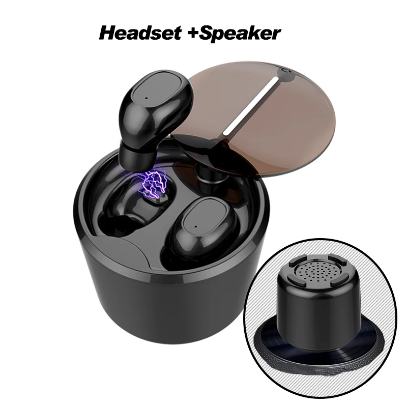 

2018 Tws Bluetooth Earphone 4.1 Wireless Headphone Auriculares Earpiece Earbud Headset With 600mah Battery For Iphone Ximi Phone