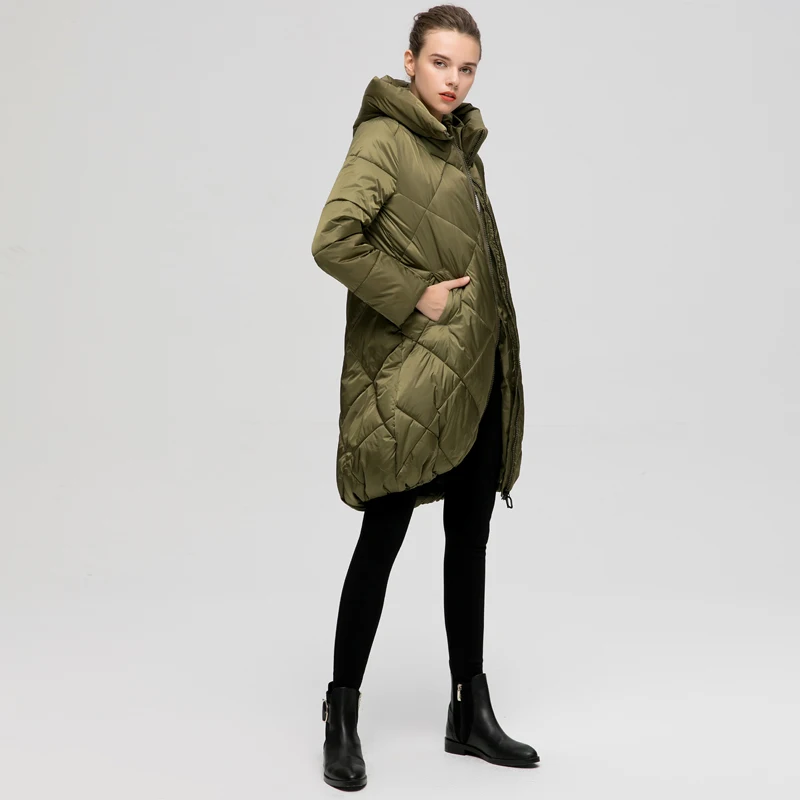 Hiver Nouveau Femmes À Bas Long Capuchon 2019 Green Chaud Veste Slim Manteau blanc Le Mode Manteaux Yvyvlolo Femme Army Parka Vers Épais dYxCdB