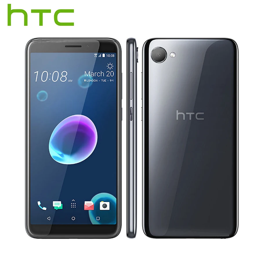 Фирменная Новинка htc Desire 12 LTE 4G Мобильный телефон 5,5 "3 ГБ Оперативная память 32 ГБ Встроенная память 13MP Камера Mediatek MT6739 Octa Core Android 8,0 сотовый