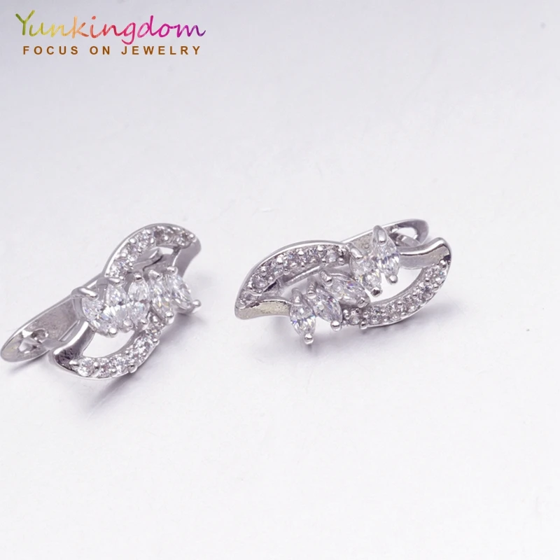 

Yunkingdom special irregular design earring silver color small hoop earrings for women girls party wholesale