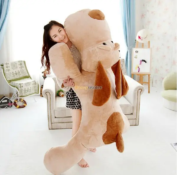 Fancytrader 59'' / 150cm the Biggest Plush Cute Stuffed Soft  Lazy  Dog Toy, Free Shipping FT50383