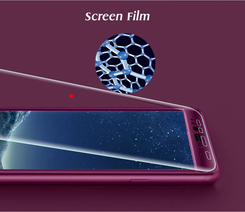 NKOBEE 3 in1 For Samsung Galaxy S8 Plus S7 Edge Note 8 Case Cover Luxury For Samsung S8 Case 360 Degree Full Protect Coque S8 (5)