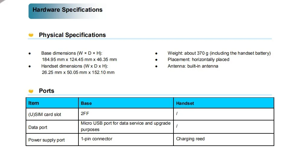 UTMS/WCDMA 900/2100Mhz фиксированный беспроводной терминал и DECT телефон для huawei F688