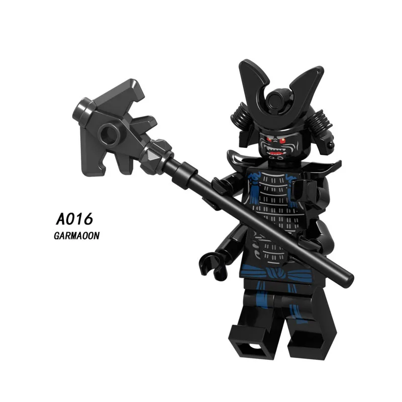 

Single Sale Super Heroes Star Wars Garmadon 016 Model Mini Building Blocks Figure Bricks Toys kid gift Compatible Legoed Ninjaed