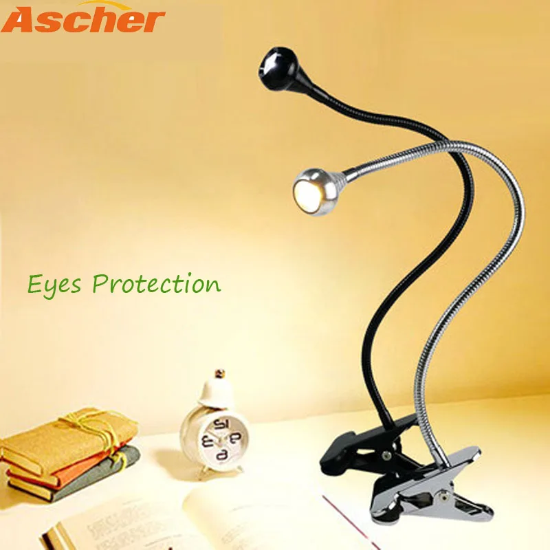 

Led Flexible Table Lamp Clip Holder Desk Lamp Bedside Lamp Book Light USB Power For The Bedroom Living Room Home Decoration