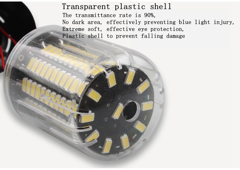 1 шт. 5736 SMD более яркий 5730 5733 светодиодный светильник-кукуруза 3,5 Вт 5 Вт 7 Вт 8 Вт 12 Вт 15 Вт E27 E14 85 В-265 в без мерцания постоянного тока