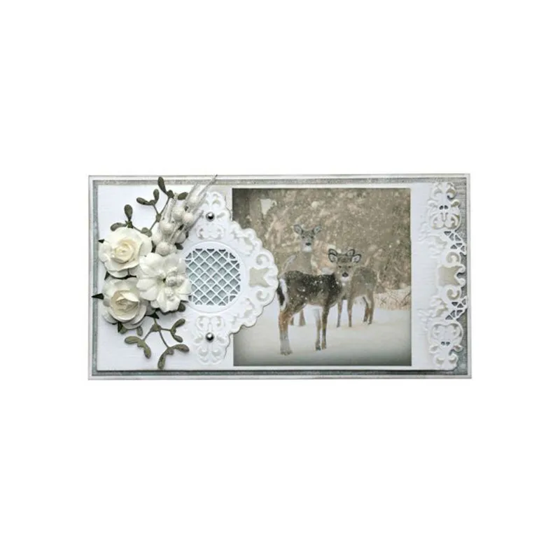

YaMinSanNiO Cover Metal Cutting Dies Scrapbooking for Card Making DIY Embossing Cuts New Craft Pattern Decoration