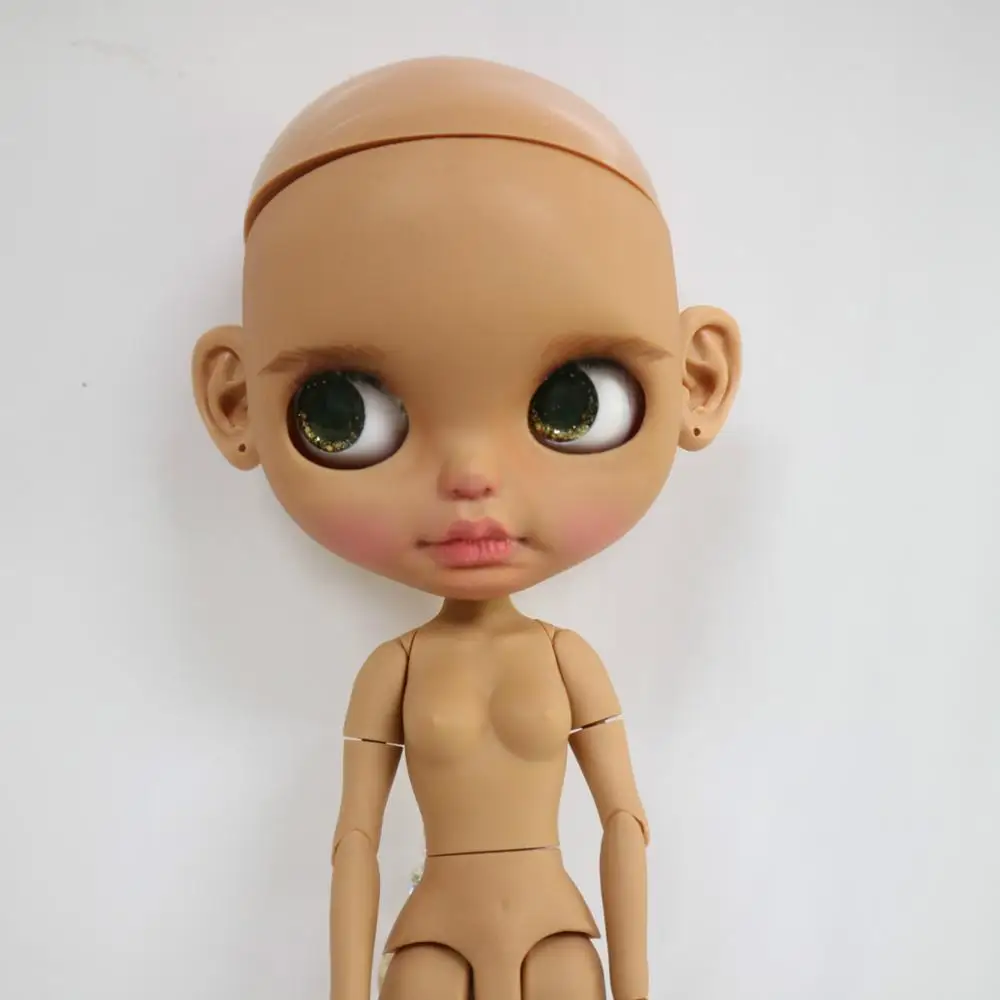 Голая голова кукла с индивидуальным лицом шарнир тела Blyth кукла(Серия NO. ETO 36 - Цвет: 10