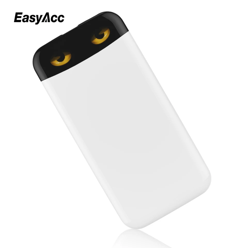 

Easyacc Slim 10000 mAh Power Bank,Portable Ultra-thin Polymer Powerbank Battery Dual USB Power-bank 10000mAh For Mobile Phone