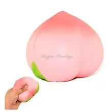 1 pcs Colossal 10CM Squishy Pink White Peach Slow Rising Cream Scented Novelty Toys Random Color