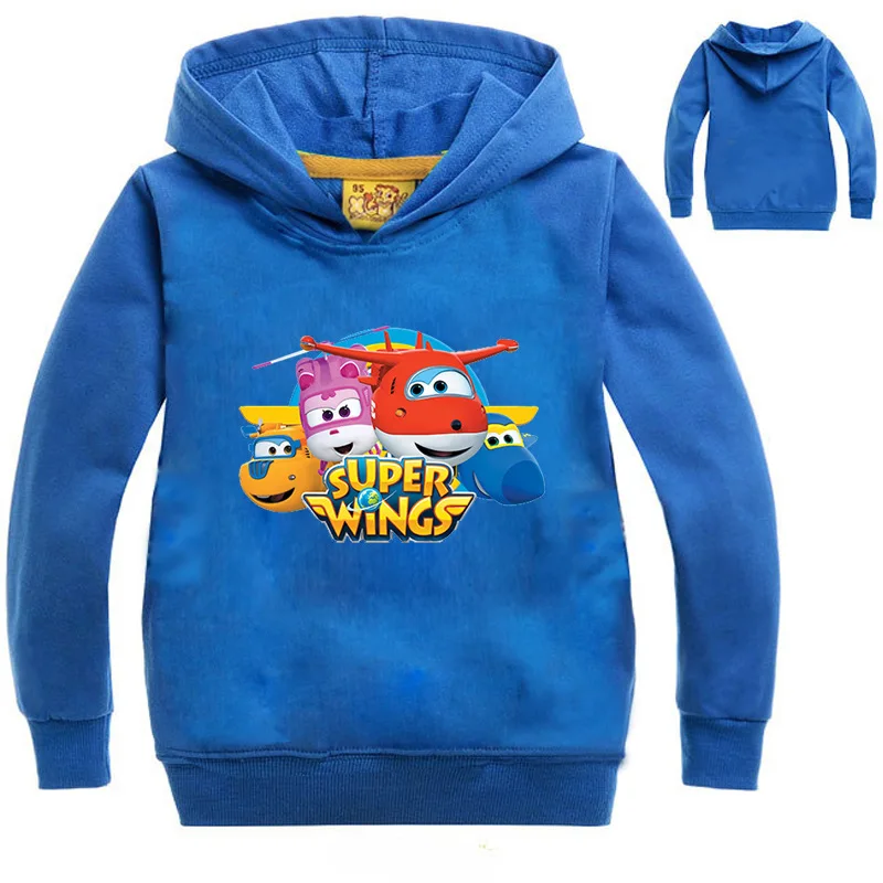 

Super Wings Hoodie Boys Clothes Costume Kids Autumn Sweatshirts Tops Girls Tshirt Kids Teen Toddler Baby Boys Spring 3-16Years