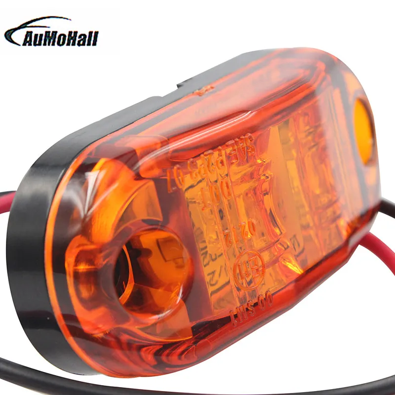 1pair 12V/24V 2 x Car Truck Trailer Piranha LED Side Marker Blinker