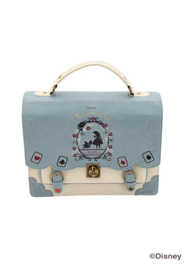 

Princess sweet lolita bag axes femme Alice in Wonderland silhouette painting shoulder bag handbag BAG134