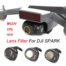 3 Pcs MCUV/CPL/ND8 For DJI SPARK Drone Gimbal Image HD Lens Filter Pro NEW Accessories Pro Factory Price