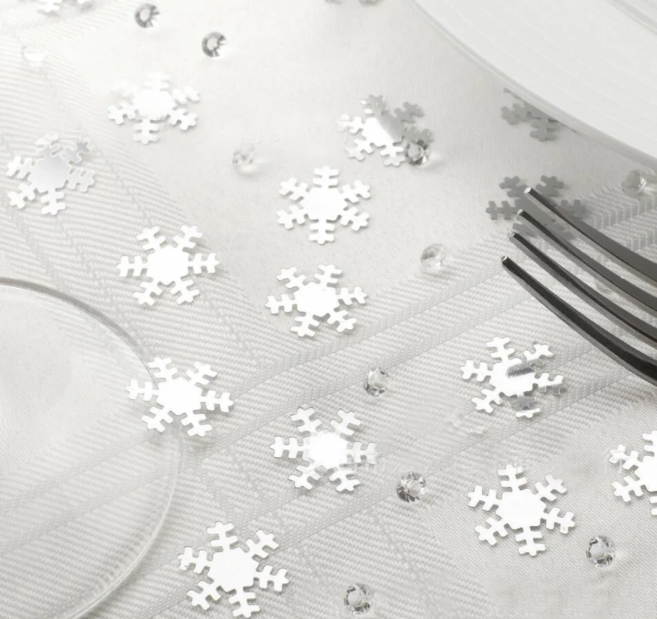 Snowflakes Confetti Scatter Table Christmas Sprinkle Decorations Party Tableware 