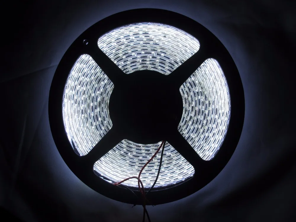 Быстрая доставка 100 м 20x5 2835 3528 SMD 600 светодиодный s холодный теплый белый гибкий